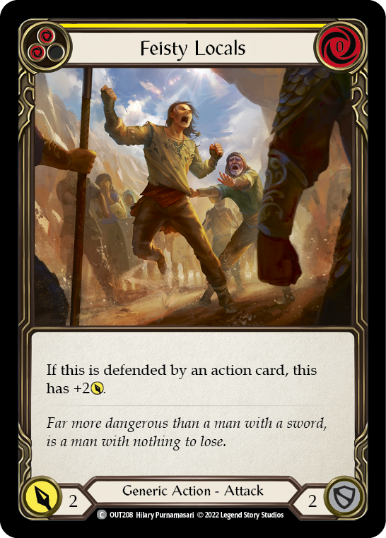 Feisty Locals (Yellow) Rainbow Foil