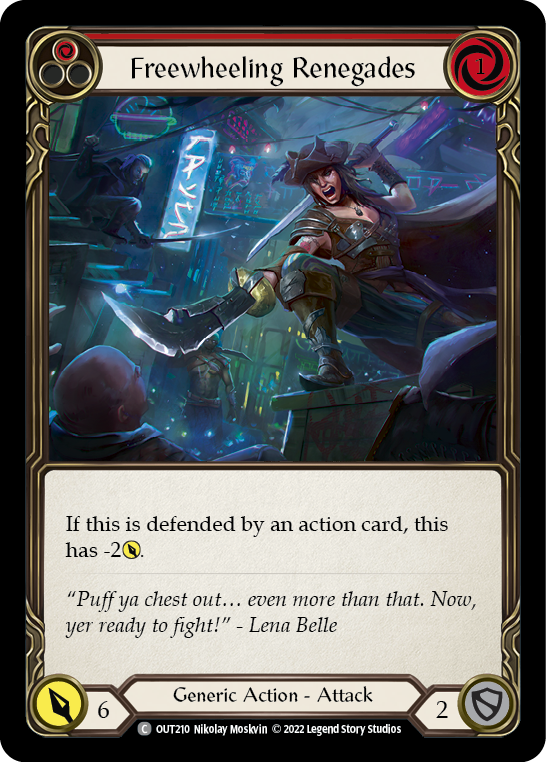 Freewheeling Renegades (Red) Rainbow Foil