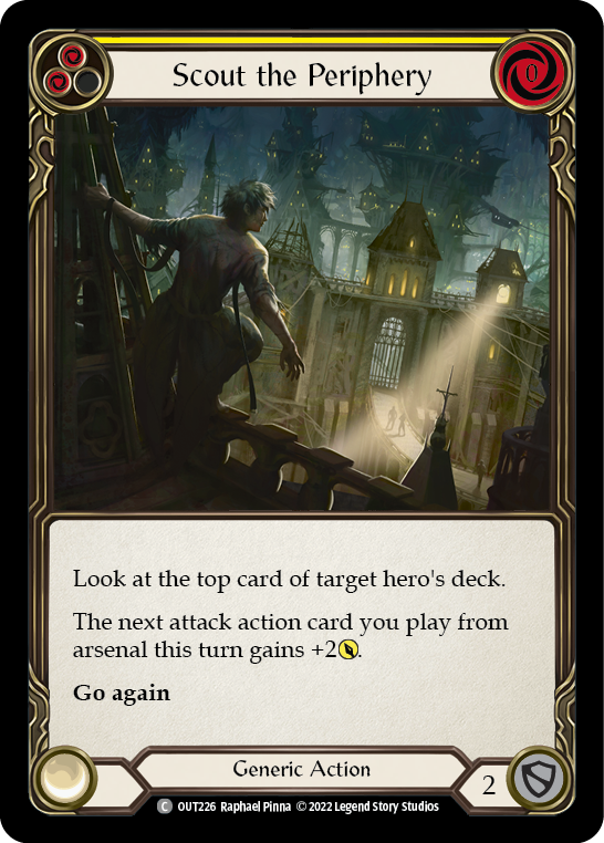 Scout the Periphery (Yellow) Rainbow Foil