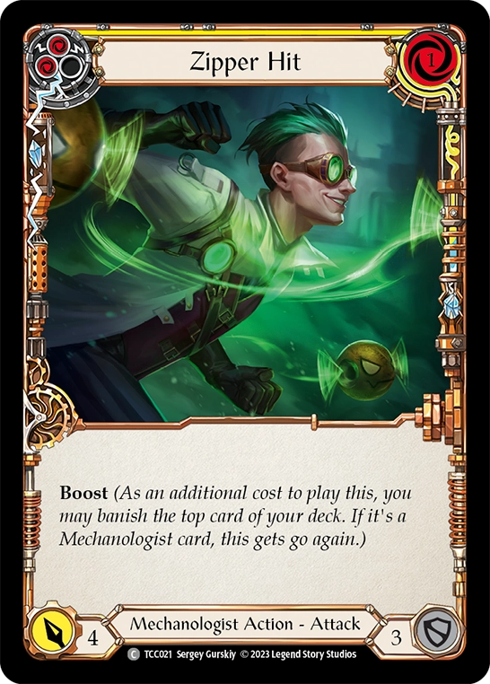 3x Zipper Hit (Yellow)