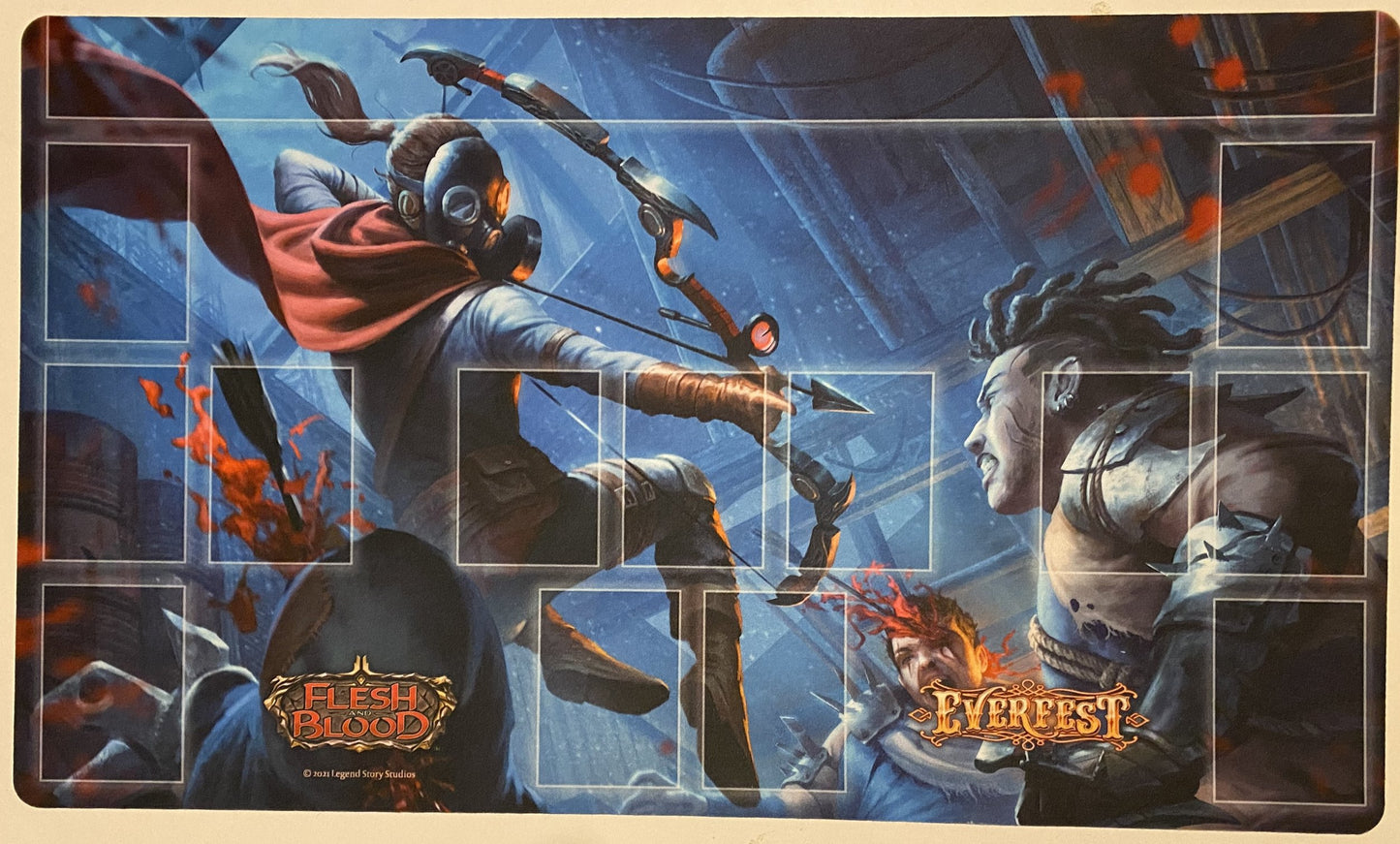 Tri-shot playmat