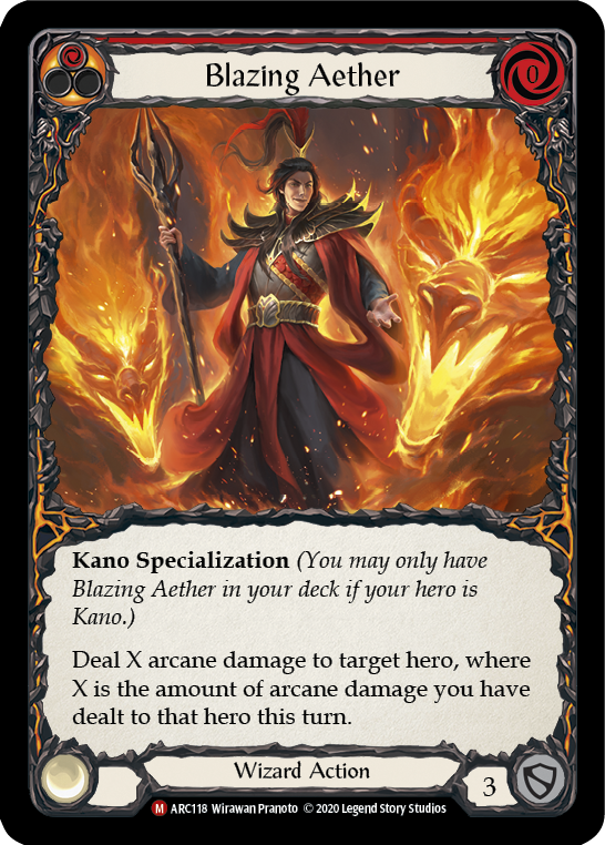 Blazing Aether Rainbow Foil (Unlimited)