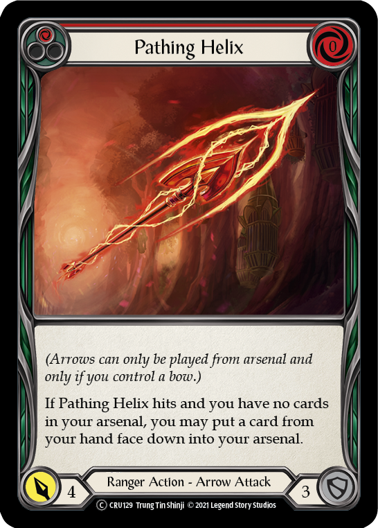 Pathing Helix (Red) Rainbow Foil (Unlimited)
