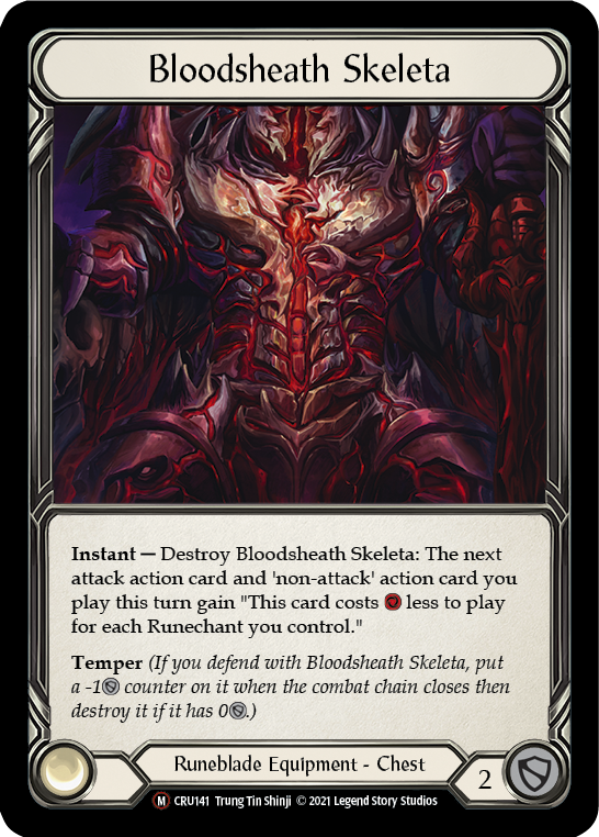 Bloodsheath Skeleta Rainbow Foil (Unlimited)