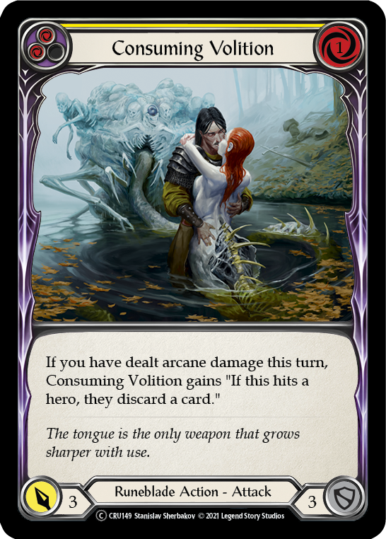 3x Consuming Volition (Yellow) (Unlimited)