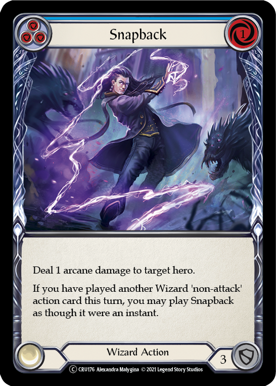 Snapback (Blue) Rainbow Foil (Unlimited)