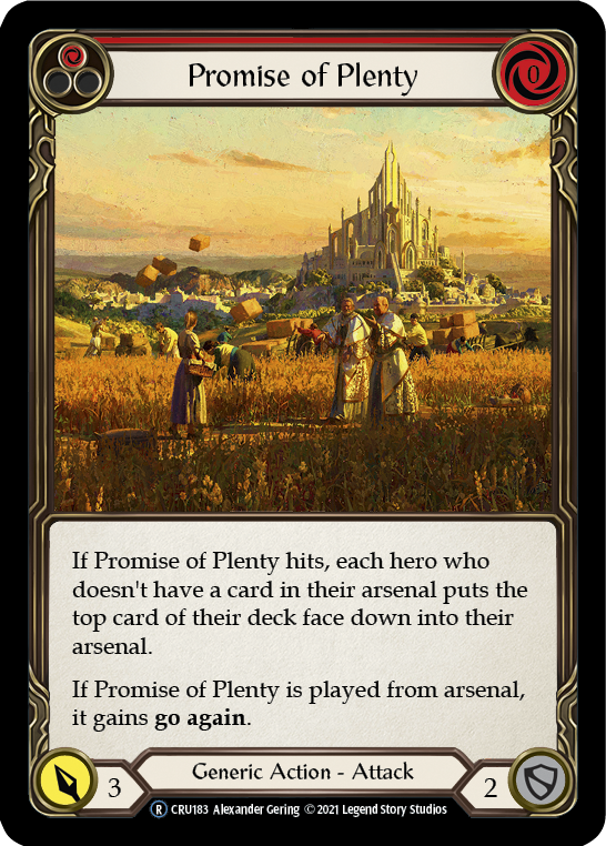 Promise of Plenty (Red) Rainbow Foil (Unlimited)
