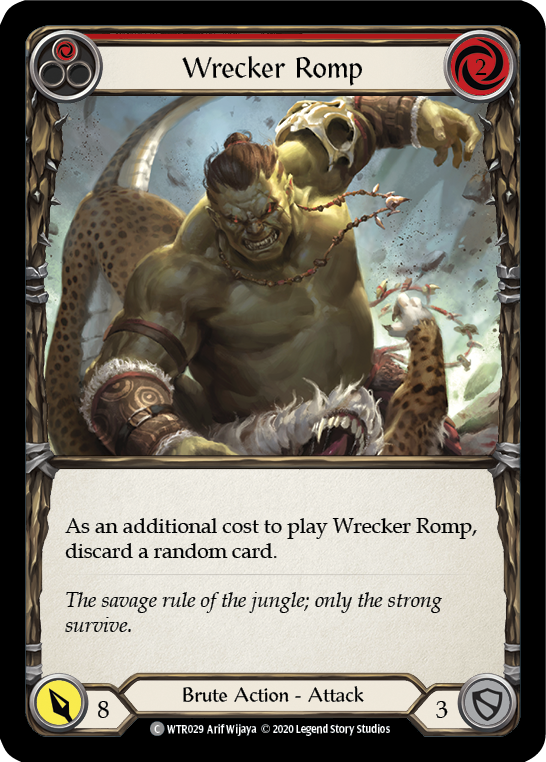 Wrecker Romp (Red) Rainbow Foil (Unlimited)