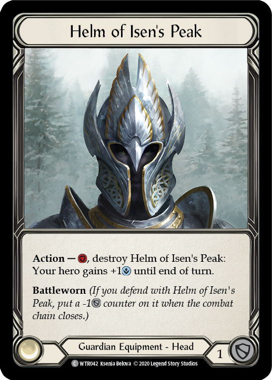 Helm of Isen's Peak Rainbow Foil (Unlimited)