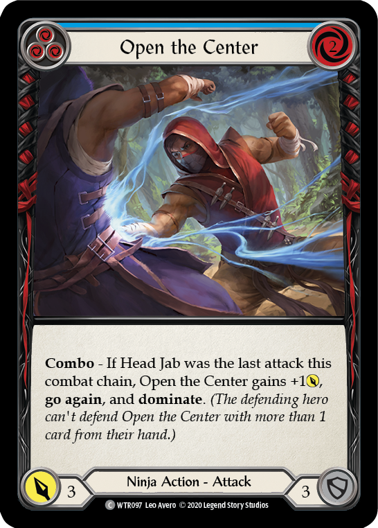 Open the Center (Blue) Rainbow Foil (Unlimited)