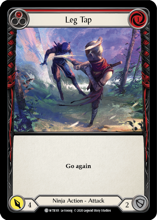 Leg Tap (Red) Rainbow Foil (Unlimited)