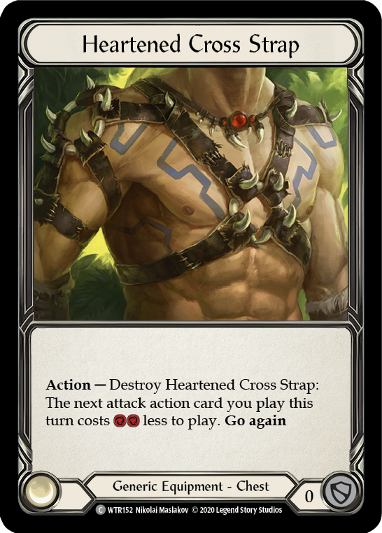 Heartened Cross Strap Rainbow Foil (Unlimited)