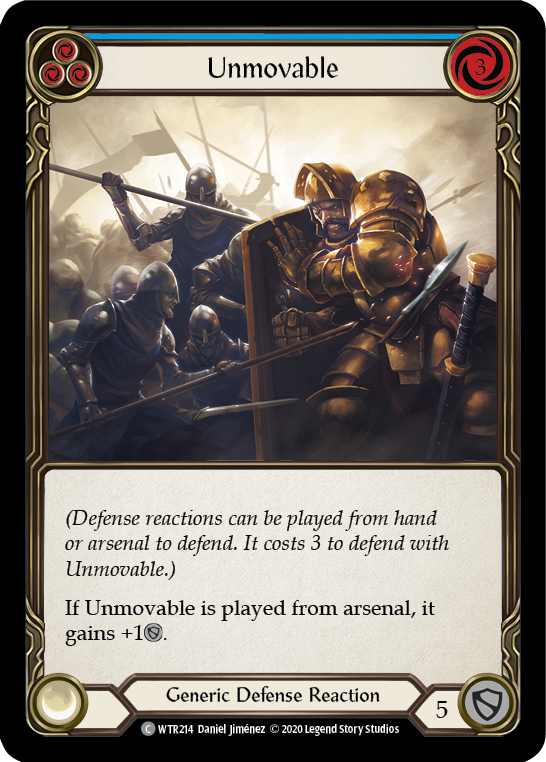3x Unmovable (Blue) (Unlimited)