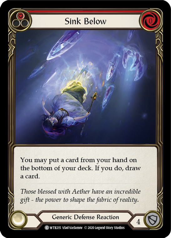 Sink Below (Red) Rainbow Foil (Unlimited)