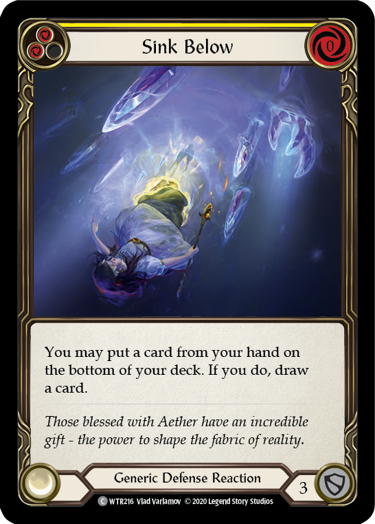 3x Sink Below (Yellow) (Unlimited)