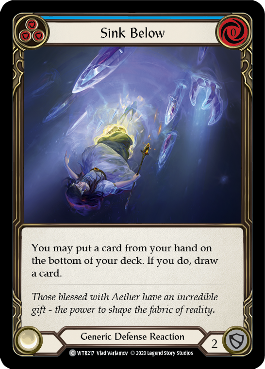 Sink Below (Blue) Rainbow Foil (Unlimited)
