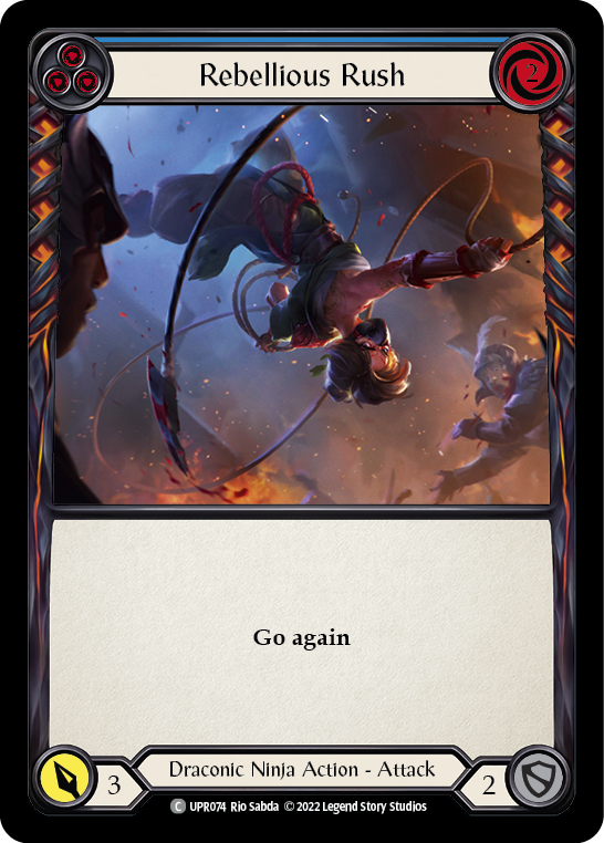 3x Rebellious Rush (Blue)