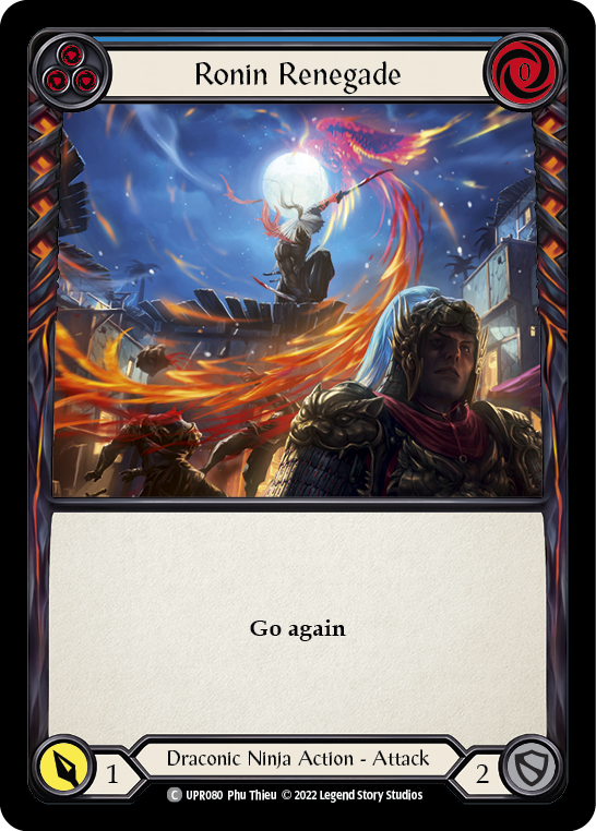 Ronin Renegade (Blue) Rainbow Foil