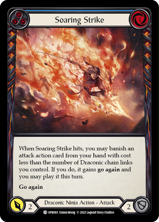 Soaring Strike (Blue) Rainbow Foil