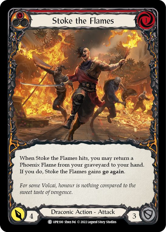 Stoke the Flames Rainbow Foil