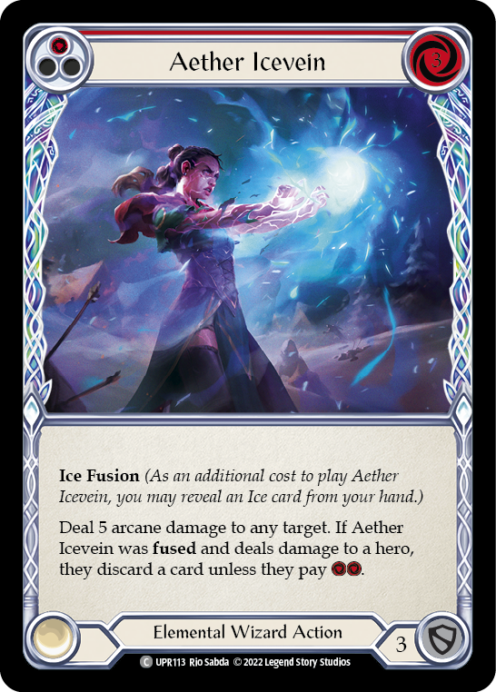 Aether Icevein (Red) Rainbow Foil