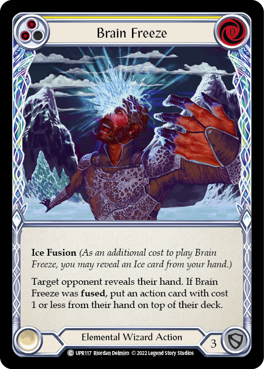 Brain Freeze (Yellow) Rainbow Foil