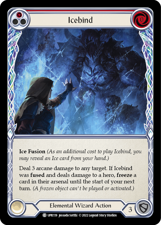 Icebind (Red) Rainbow Foil
