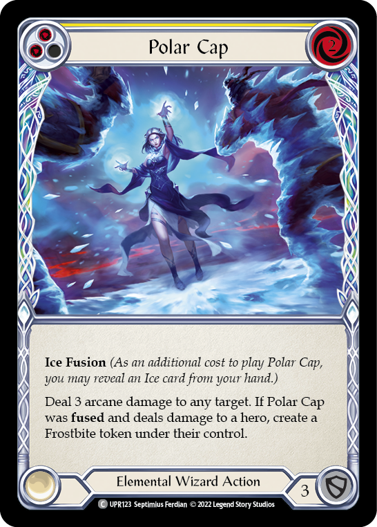 Polar Cap (Yellow) Rainbow Foil