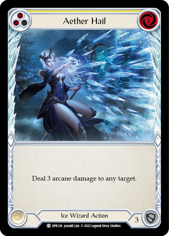 Aether Hail (Yellow) Rainbow Foil