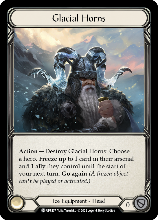 Glacial Horns Rainbow Foil