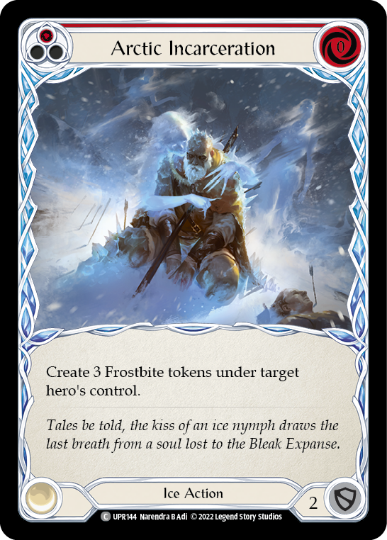Arctic Incarceration (Red) Rainbow Foil