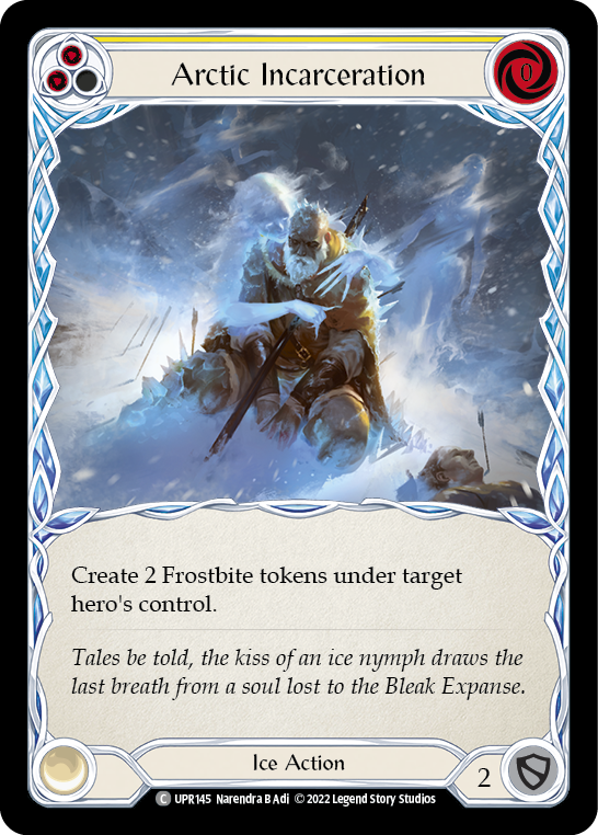 Arctic Incarceration (Yellow) Rainbow Foil
