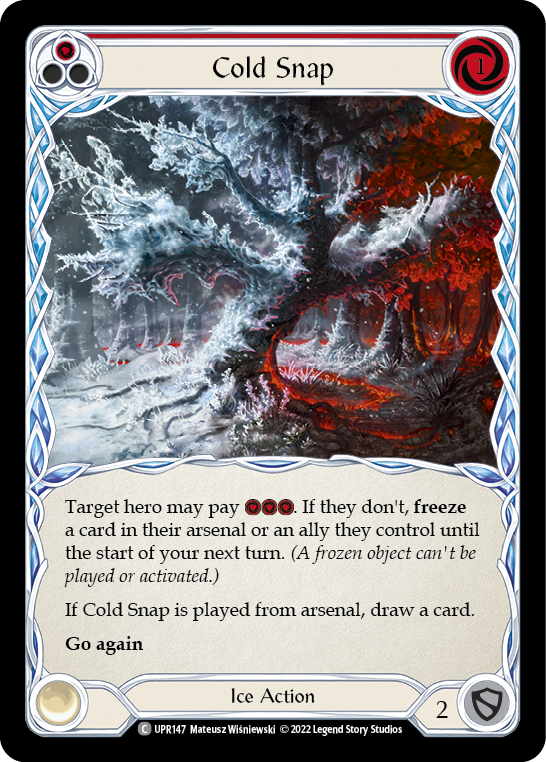 Cold Snap (Red) Rainbow Foil