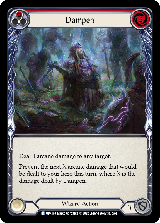Dampen (Red) Rainbow Foil