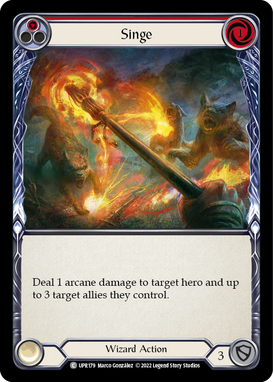 Singe (Red) Rainbow Foil