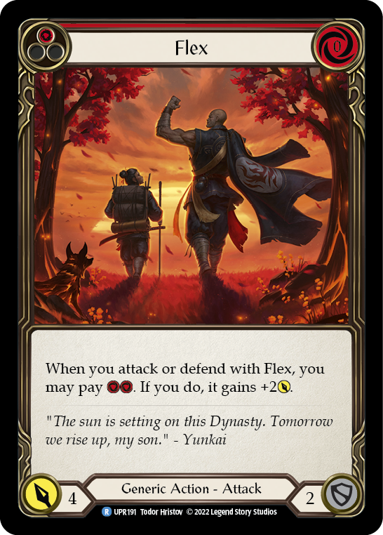 Flex (Red) Rainbow Foil