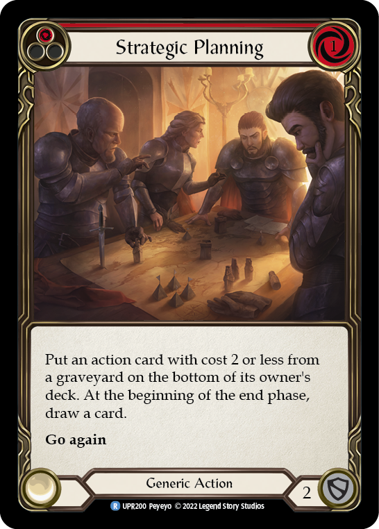 Strategic Planning (Red) Rainbow Foil