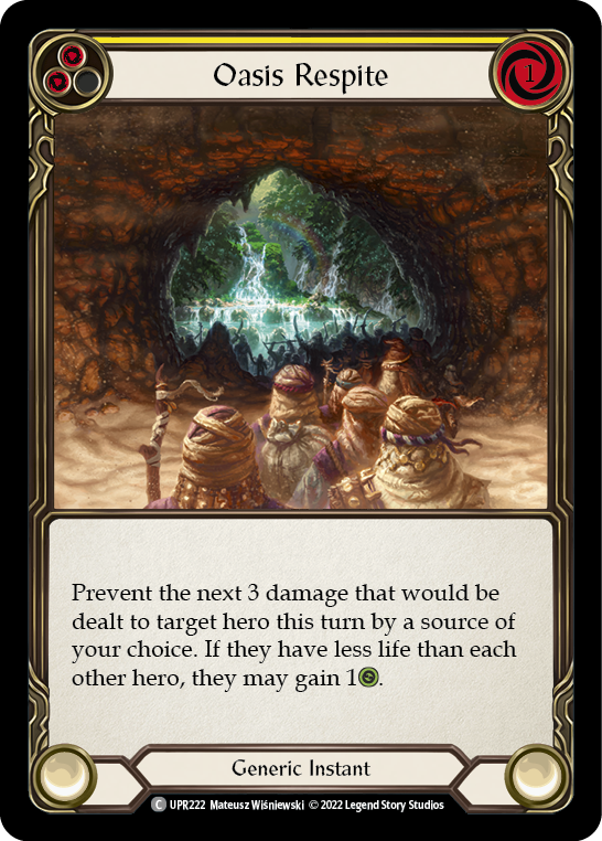Oasis Respite (Yellow) Rainbow Foil