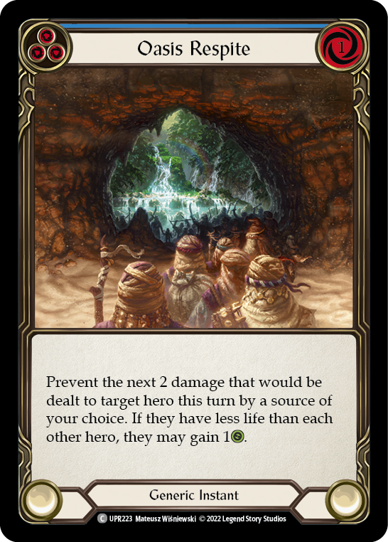 Oasis Respite (Blue) Rainbow Foil
