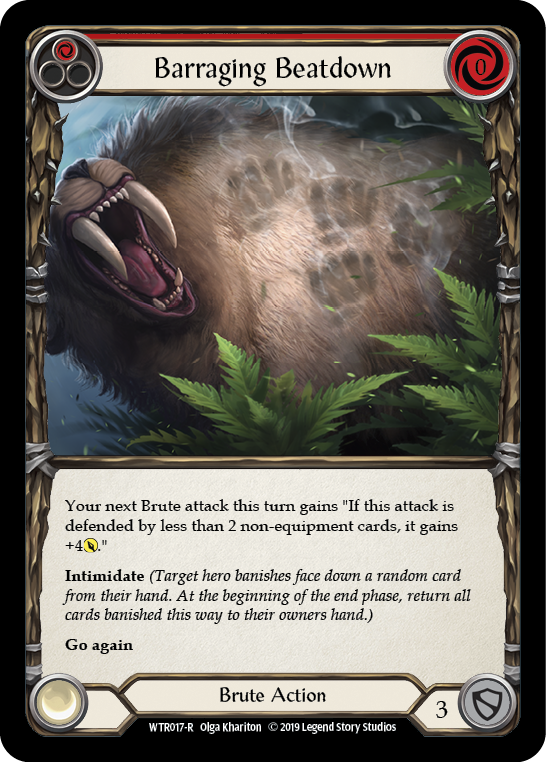 Barraging Beatdown (Red) Alpha