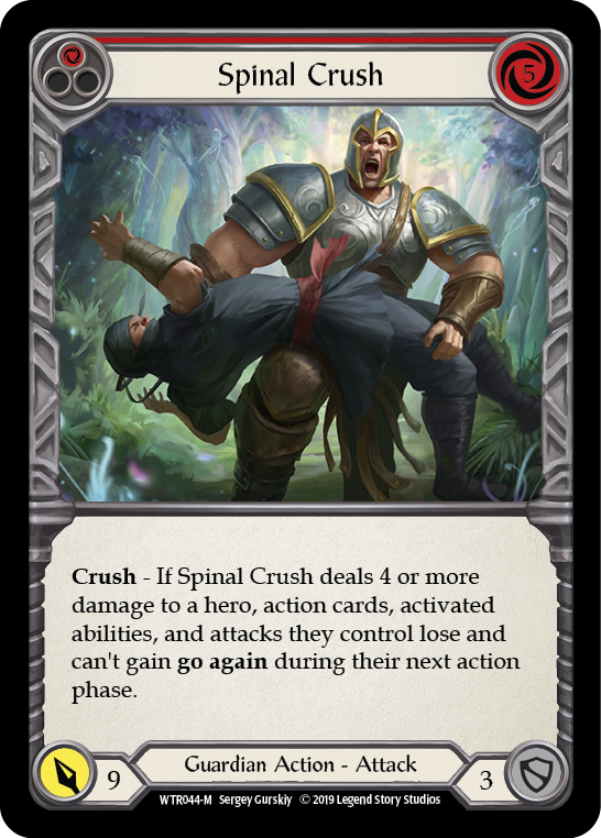 Spinal Crush Rainbow Foil Alpha