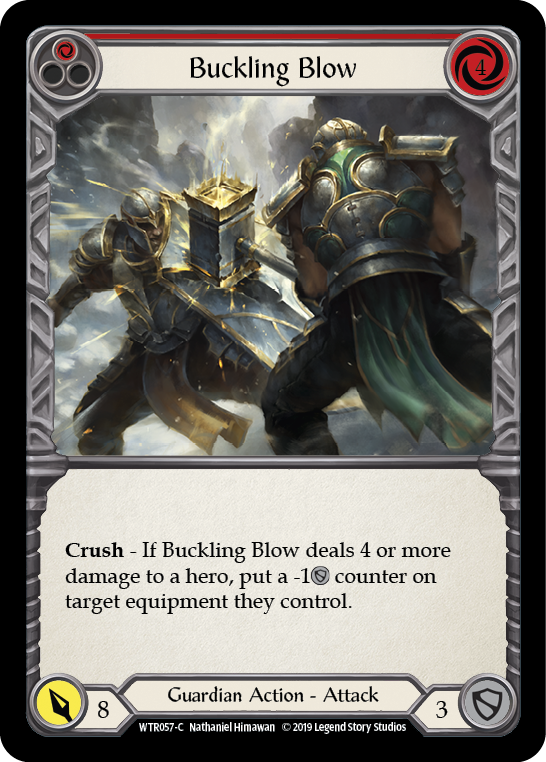 Buckling Blow (Red) Rainbow Foil Alpha