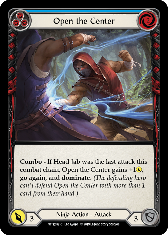 Open the Center (Blue) Rainbow Foil Alpha