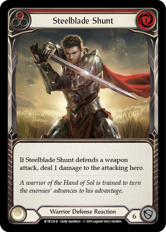 Steelblade Shunt (Red) Rainbow Foil Alpha