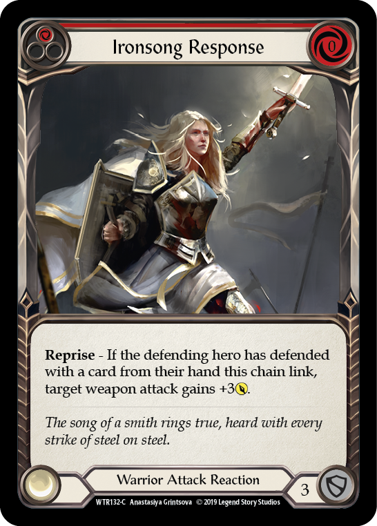 Ironsong Response (Red) Rainbow Foil Alpha