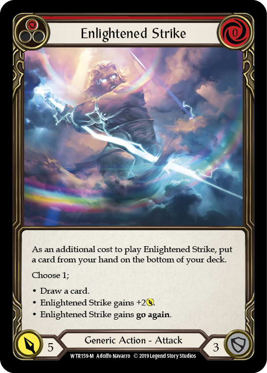 Enlightened Strike Rainbow Foil Alpha