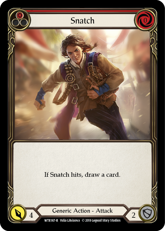Snatch (Red) Rainbow Foil Alpha