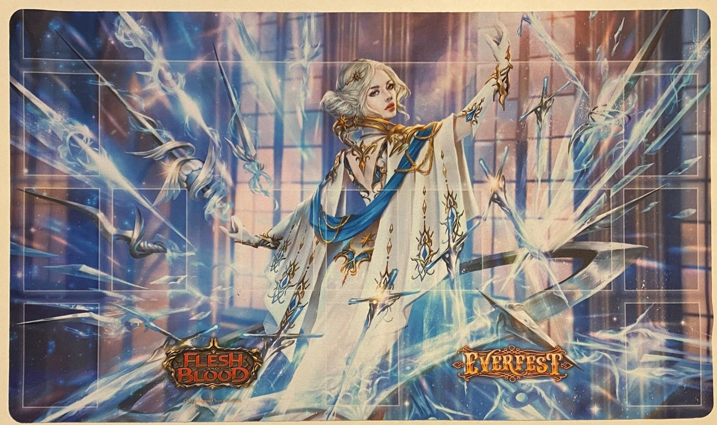 Shimmers of Silver Playmat