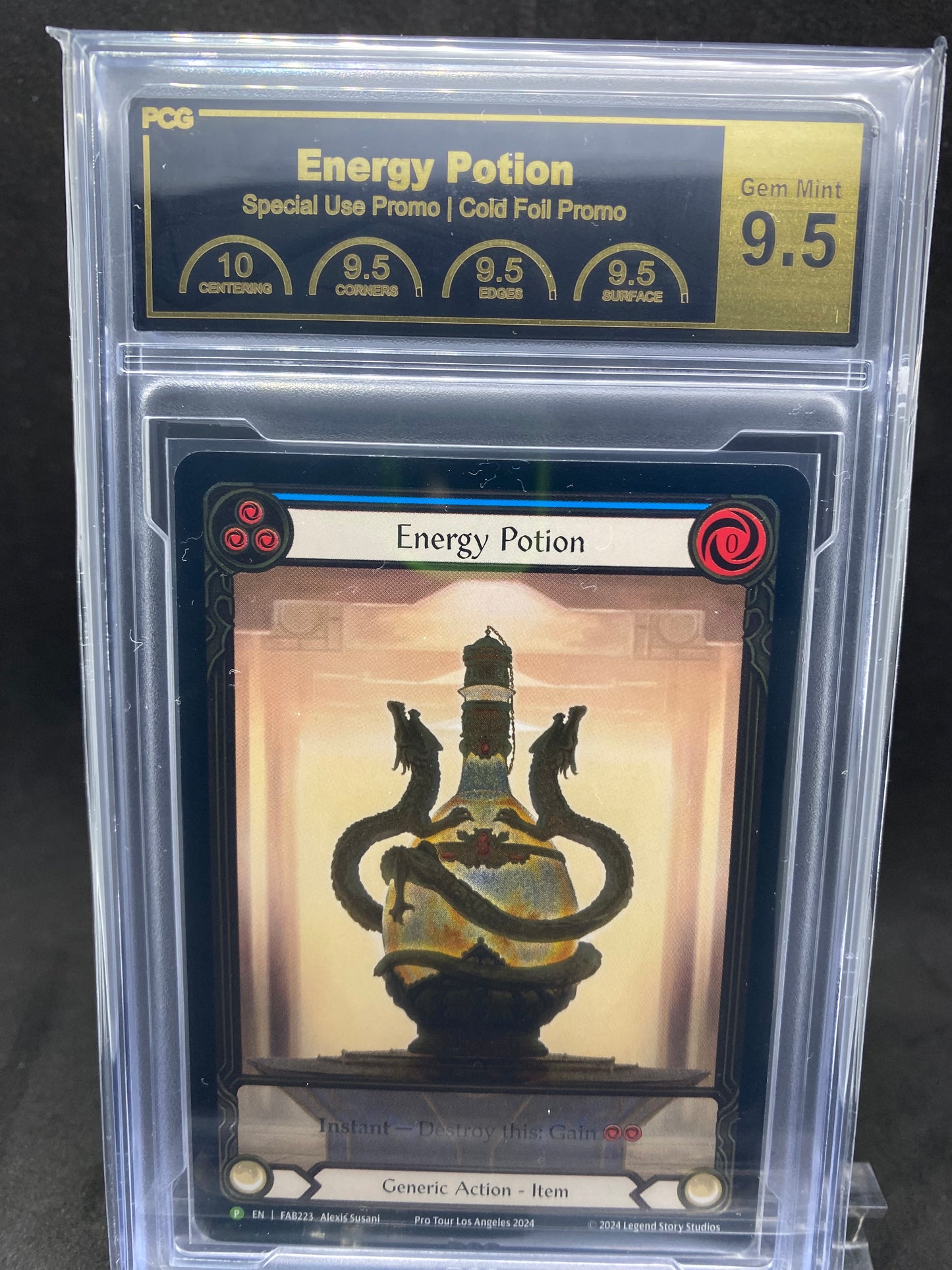 Energy Potion Cold Foil Pro Tour Promo CF 9.5 Graded