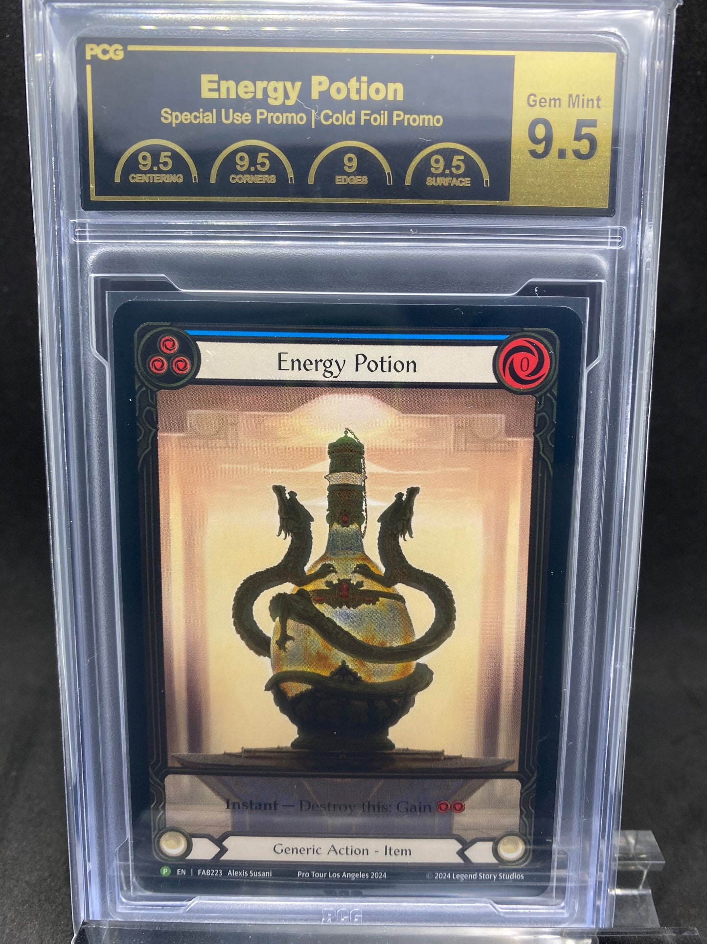 Energy Potion Cold Foil Pro Tour Promo CF 9.5 Graded